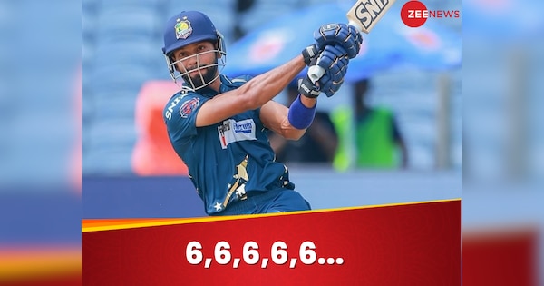 Divyang hinganekar deadly batting in Maharashtra Premier League 2025 Smashed 5 Sixes in An Over | 6,6,6,6,6 in a single over … Indian batsman put sixes line, there was a furore at a strike rate of 223!